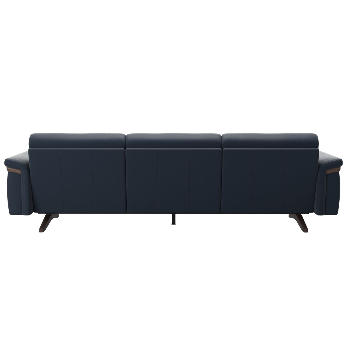 Stella Wood - 3-Seater Sofa - Paloma Oxford Blue - Wenge
