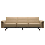 Stella Wood - 3-Seater Sofa - Paloma Sand - Brown