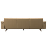Stella Wood - 3-Seater Sofa - Paloma Sand - Walnut