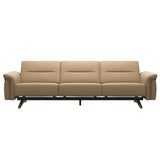 Stella Wood - 3-Seater Sofa - Paloma Sand - Smoked Oak
