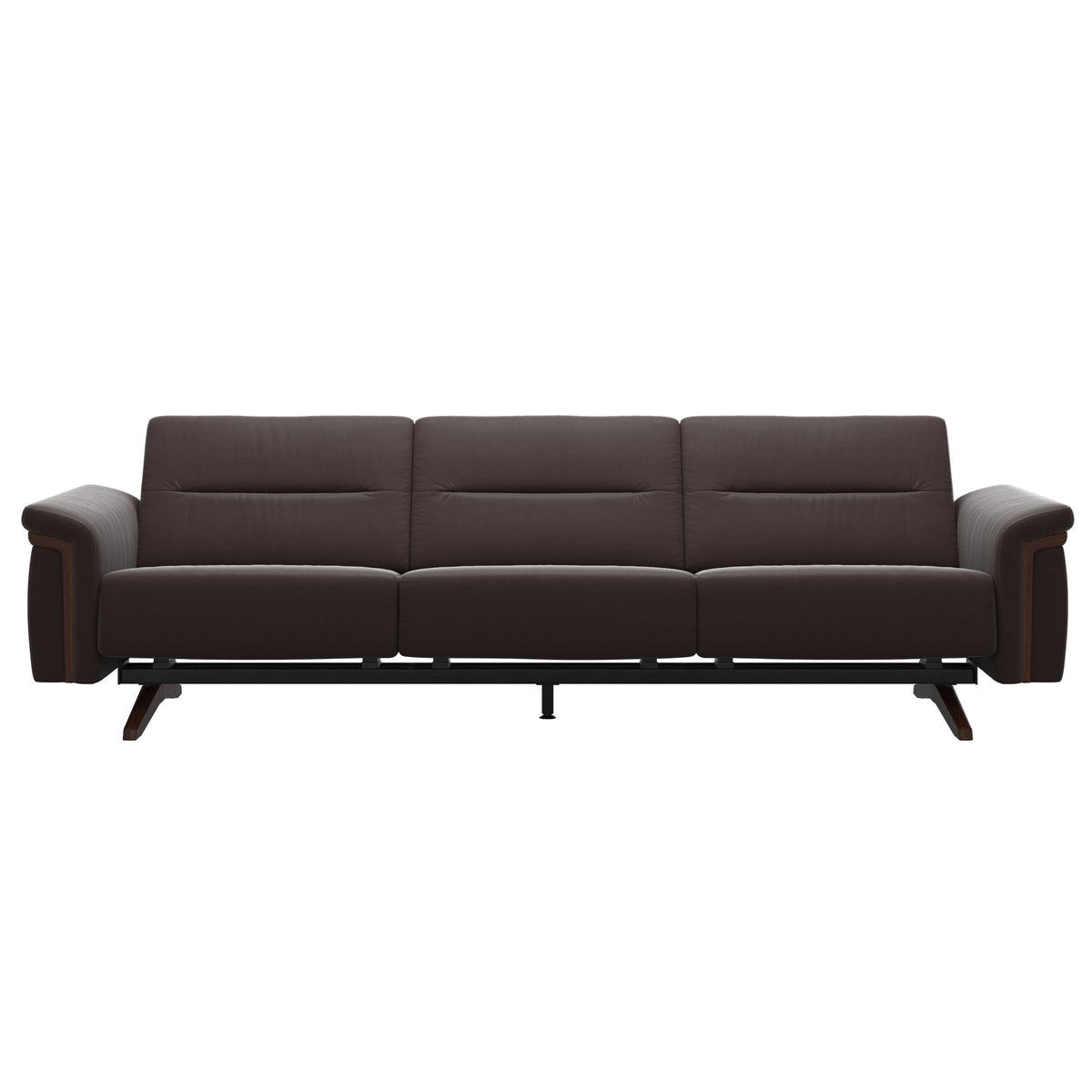 Stella Wood - 3-Seater Sofa - Paloma Chocolate - Brown