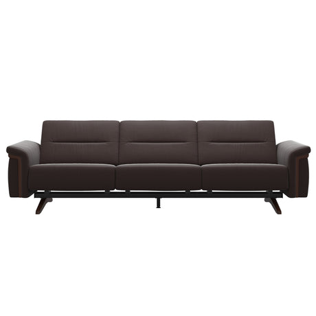Stella Wood - 3-Seater Sofa - Paloma Chocolate - Brown
