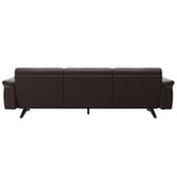 Stella Wood - 3-Seater Sofa - Paloma Chocolate - Grey
