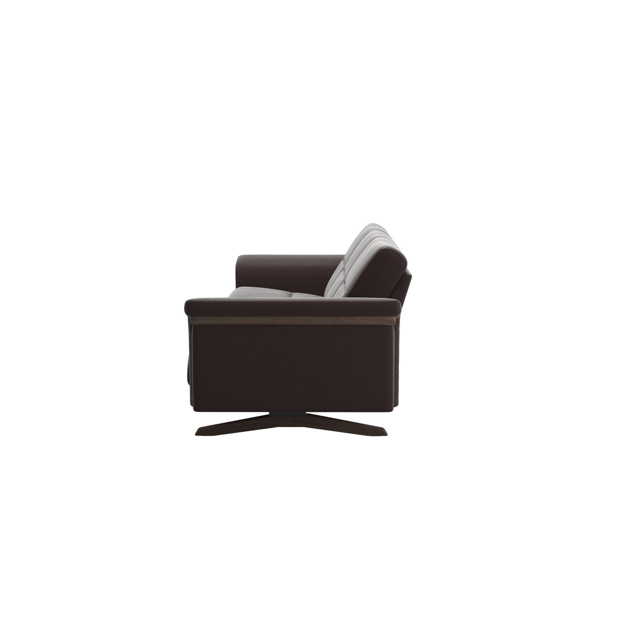 Stella Wood - 3-Seater Sofa - Paloma Chocolate - Wenge