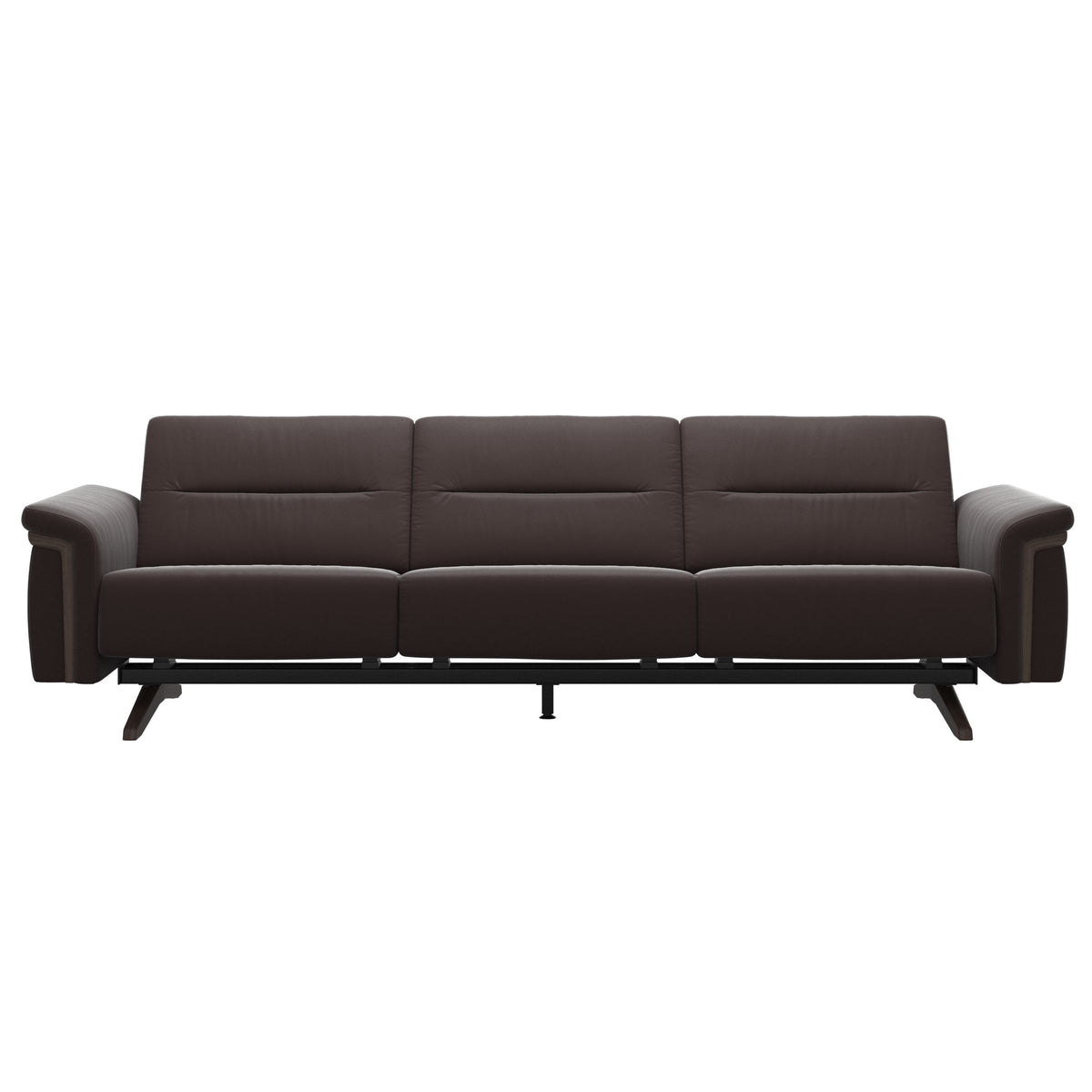 Stella Wood - 3-Seater Sofa - Paloma Chocolate - Wenge