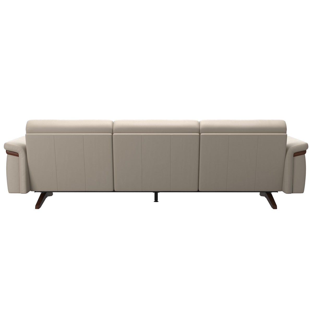 Stella Wood - 3-Seater Sofa - Paloma Fog - Brown