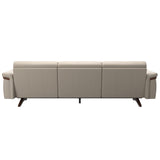 Stella Wood - 3-Seater Sofa - Paloma Fog - Brown