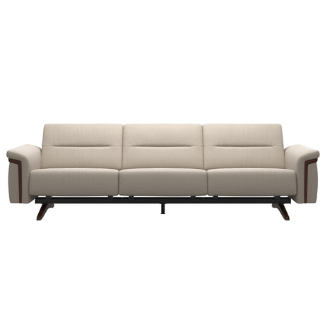 Stella Wood - 3-Seater Sofa - Paloma Fog - Brown