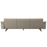 Stella Wood - 3-Seater Sofa - Paloma Fog - Walnut