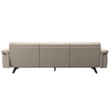 Stella Wood - 3-Seater Sofa - Paloma Fog - Wenge