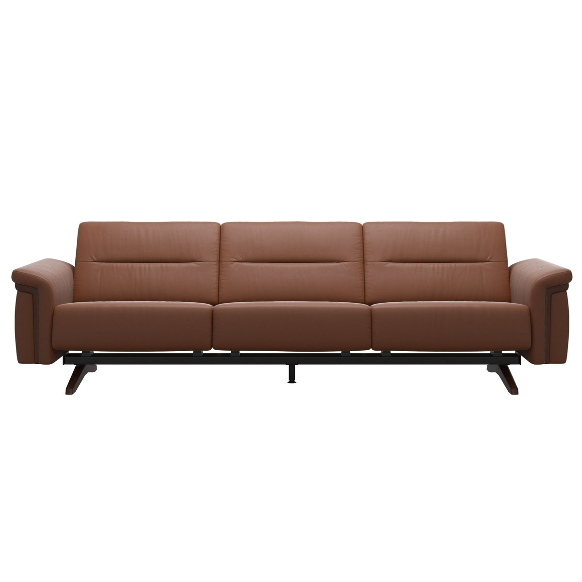 Stella Wood - 3-Seater Sofa - Paloma New cognac - Brown