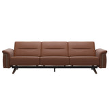 Stella Wood - 3-Seater Sofa - Paloma New cognac - Walnut