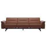 Stella Wood - 3-Seater Sofa - Paloma New cognac - Grey