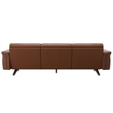 Stella Wood - 3-Seater Sofa - Paloma New cognac - Wenge