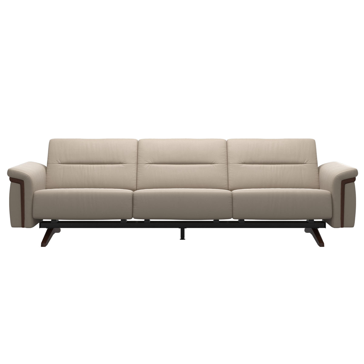 Stella Wood - 3-Seater Sofa - Paloma Mushroom - Brown