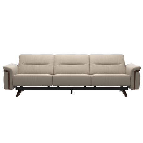 Stella Wood - 3-Seater Sofa - Paloma Mushroom - Brown