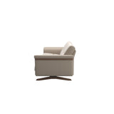 Stella Wood - 3-Seater Sofa - Paloma Mushroom - Walnut