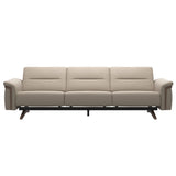 Stella Wood - 3-Seater Sofa - Paloma Mushroom - Walnut