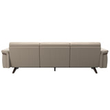 Stella Wood - 3-Seater Sofa - Paloma Mushroom - Wenge