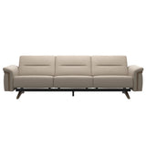Stella Wood - 3-Seater Sofa - Paloma Mushroom - Smoked Oak
