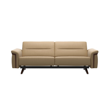 Stella Wood - 2.5-Seater Sofa - Paloma Sand - Brown