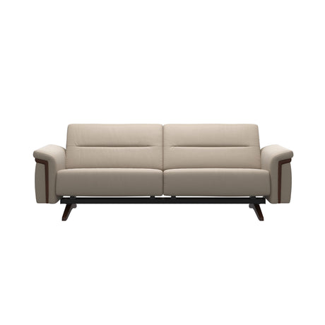 Stella Wood - 2.5-Seater Sofa - Paloma Mushroom - Brown