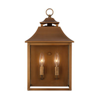 Two Light Pocket Wall Lantern