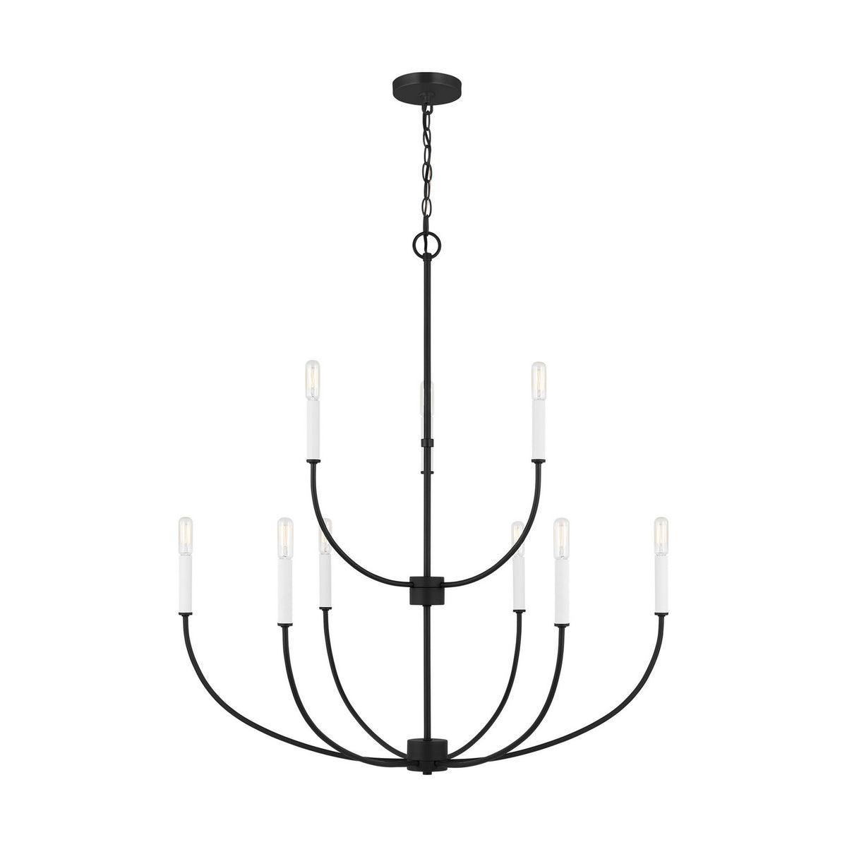Nine Light Chandelier — 34.00", 40 W