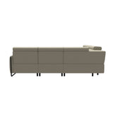Emily Steel - C22 Corner Sofa - Paloma Light Grey - Matte Black