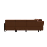 Emily Steel - C22 Corner Sofa - Paloma New cognac - Matte Black