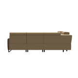 Emily Steel - C12 Corner Sofa - Paloma Sand - Matte Black