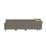 Emily Steel - C12 Corner Sofa - Paloma Fog - Matte Black