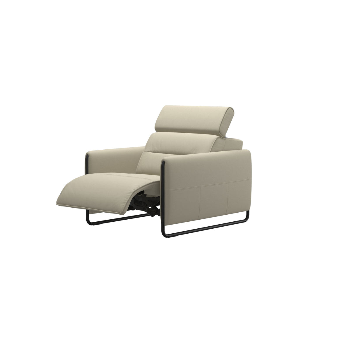 Emily Steel - Chair - Paloma Light Grey - Matte Black