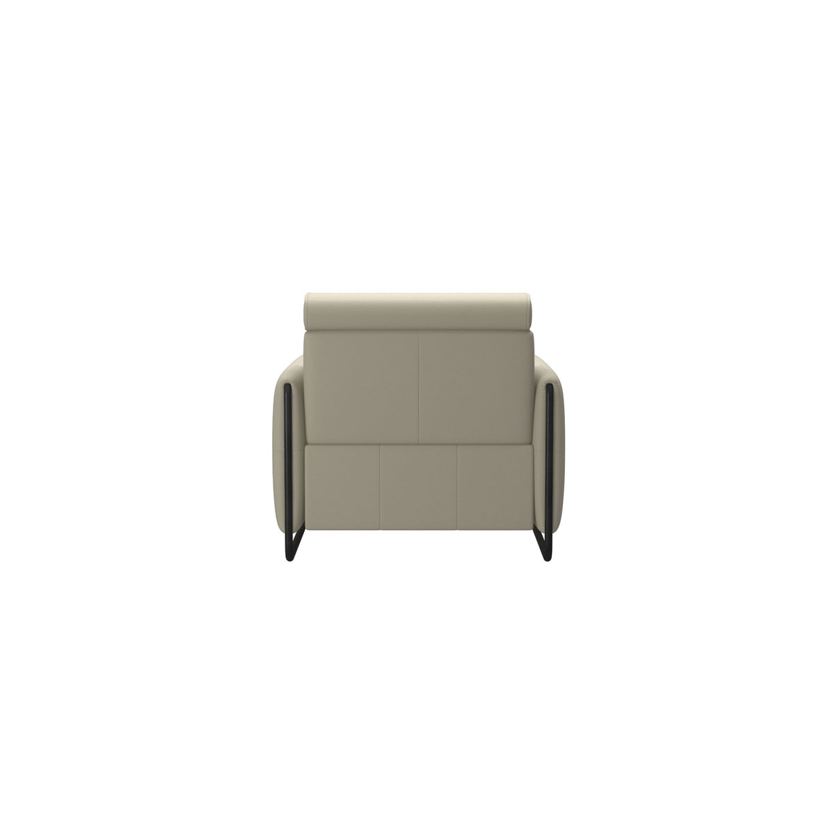 Emily Steel - Chair - Paloma Light Grey - Matte Black