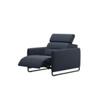 Emily Steel - Chair - Paloma Oxford Blue - Matte Black