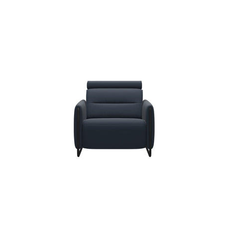 Emily Steel - Chair - Paloma Oxford Blue - Matte Black