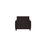 Emily Steel - Chair - Paloma Chocolate - Matte Black