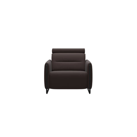 Emily Steel - Chair - Paloma Chocolate - Matte Black
