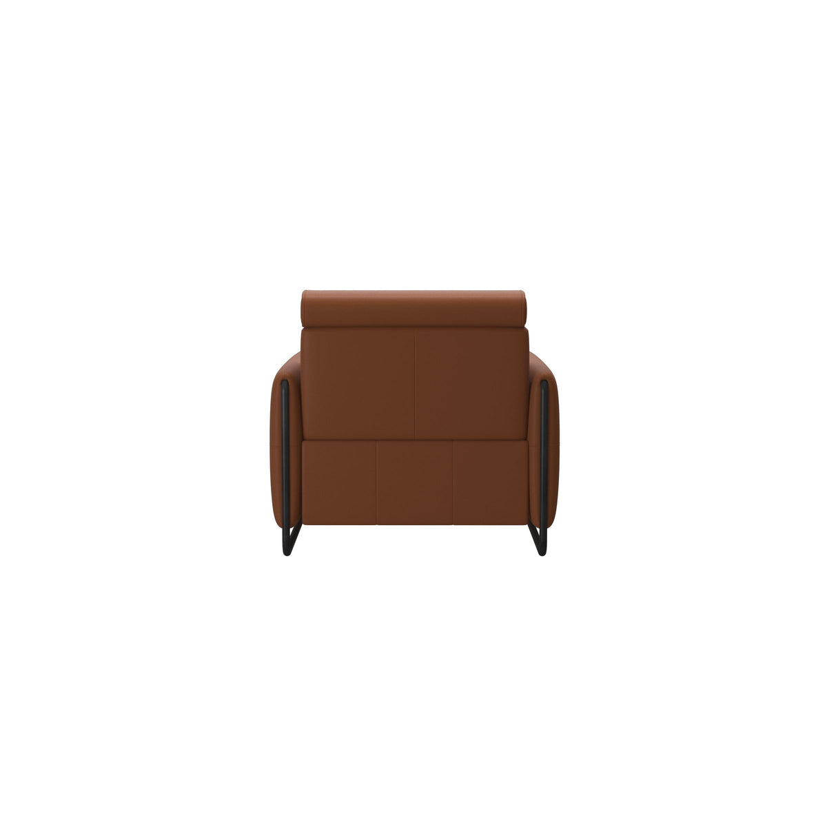 Emily Steel - Chair - Paloma New cognac - Matte Black