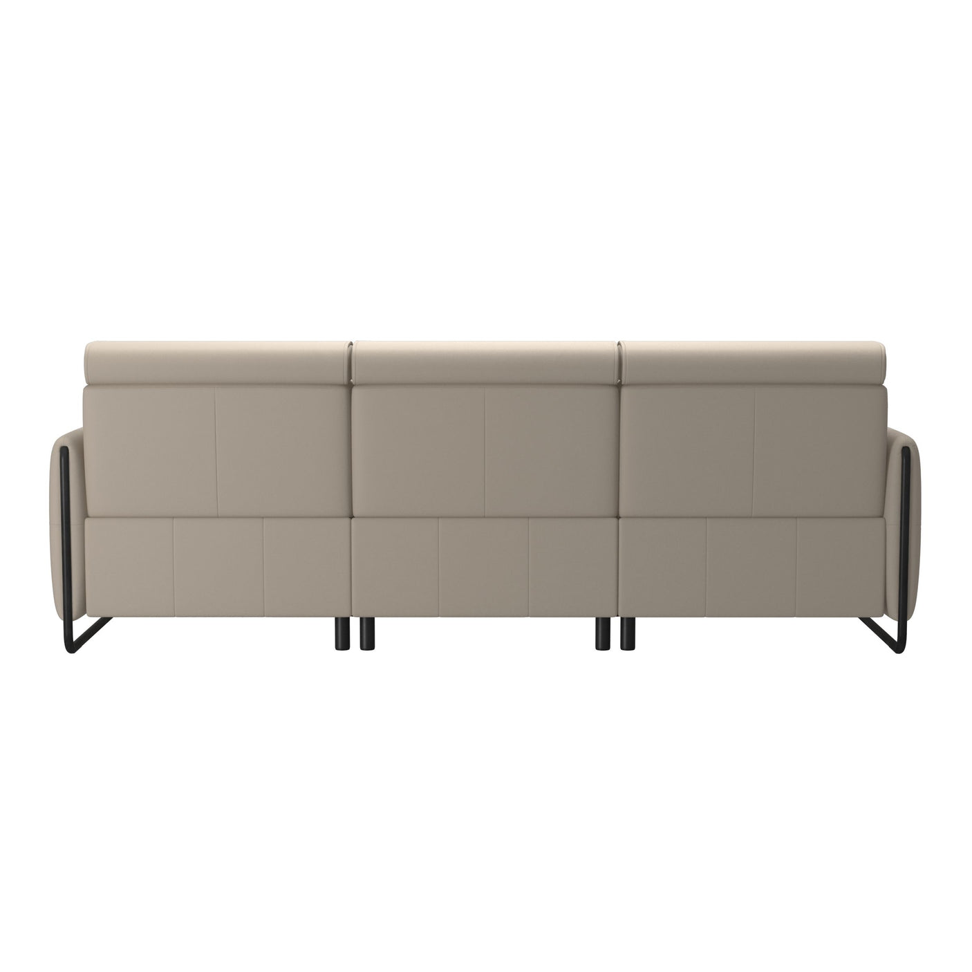 Emily Steel | 2-Seater Sofa with Long Seat