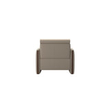 Emily Wood - Chair with Power - Paloma Mushroom - Brown
