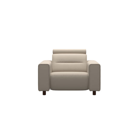 Emily Wide Arm - Chair with Power - Paloma Fog - Brown