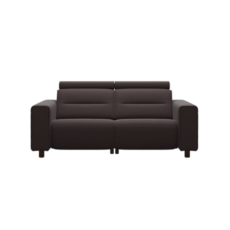Emily Wide Arm - 2-Seater Sofa with 2 Power Seats - Paloma Chocolate - Brown