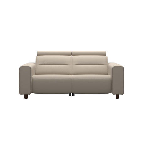 Emily Wide Arm - 2-Seater Sofa with 2 Power Seats - Paloma Fog - Brown
