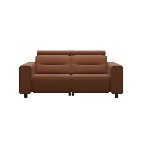 Emily Wide Arm - 2-Seater Sofa with 2 Power Seats - Paloma New cognac - Brown