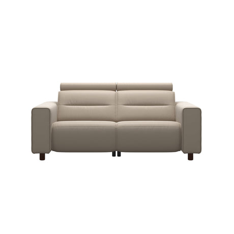 Emily Wide Arm - 2-Seater Sofa with 2 Power Seats - Paloma Mushroom - Brown