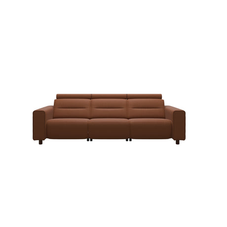 Emily Wide Arm - 3-Seater Sofa with 2 Power Seats - Paloma New cognac - Brown