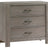 Owl Brushed Oak | Rustico 3 Drawer Dresser | Valley Ridge Furniture