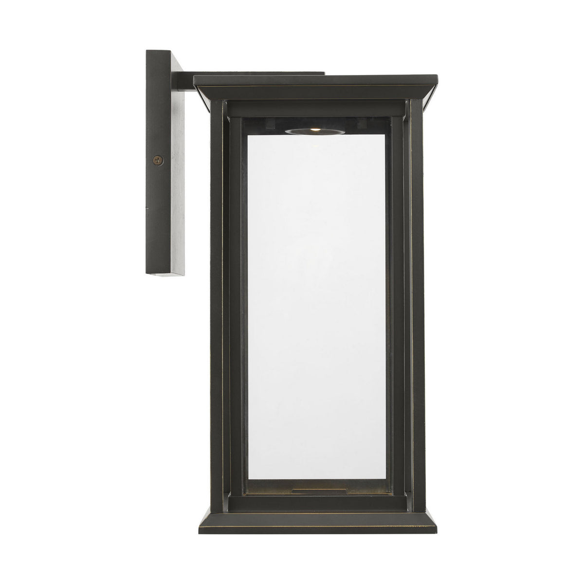Audley 15" LED Lantern — Clear