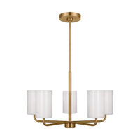 Rhett Five Light Chandelier — 9 W
